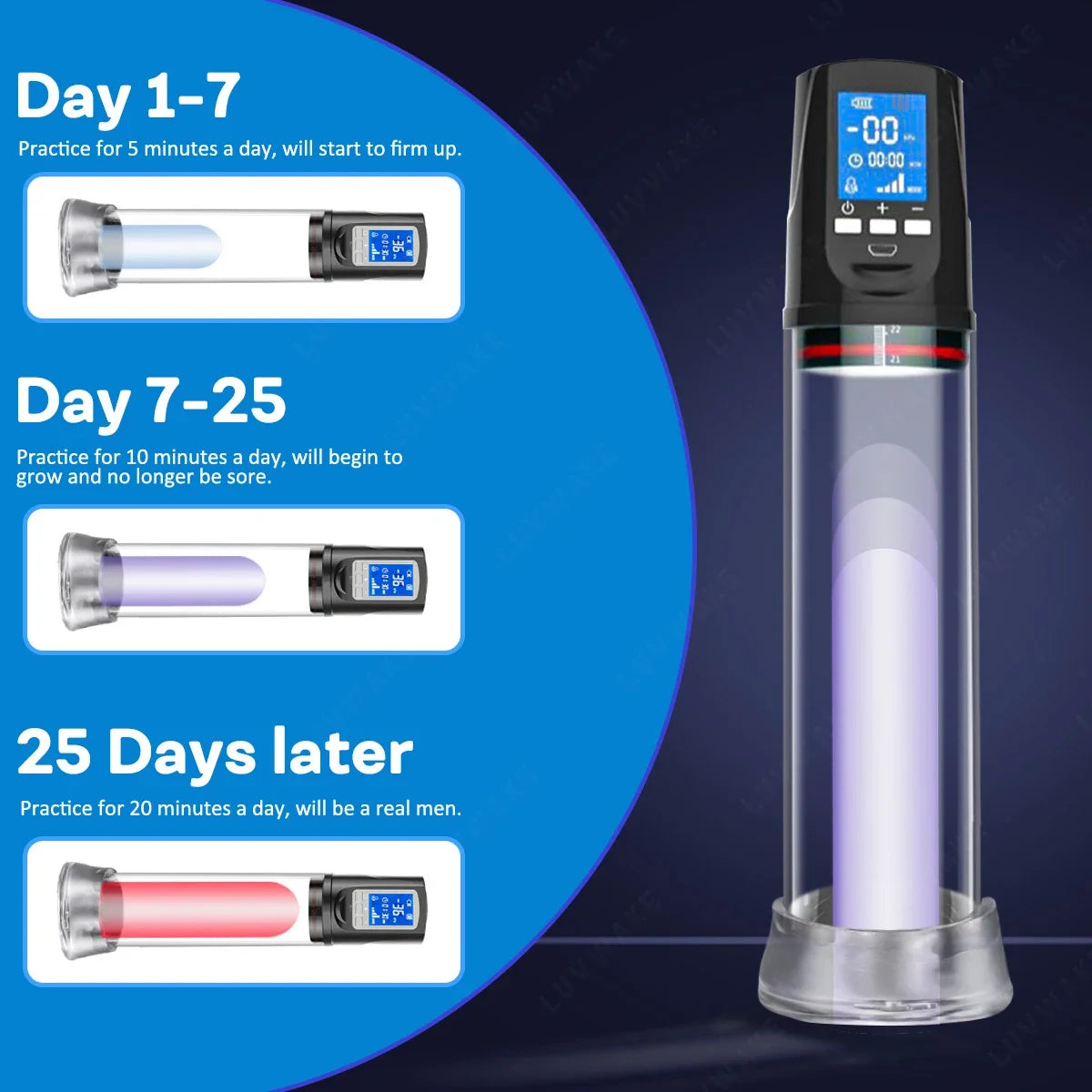 Hannibal electric penis pump enlargement vacuum pump automatic penis enlargement extension pump Masturbation penis men's sex toy