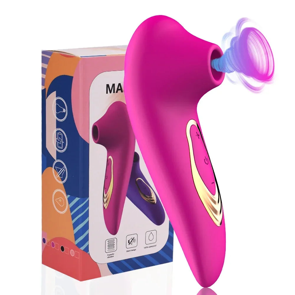 Clitoris Sucking Vibrator for Women Clit Clitoral Nipple Stimulator Massager Female Oral Vacuum Vibrating Sex Toys Adults Goods