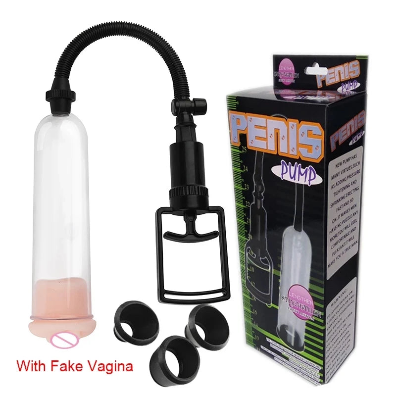 Sex Machine Men Masturbation Cup Manual Penis Enlarger Masturbation Equipment Machine Sex Toys Simulation Vagina Adult Product