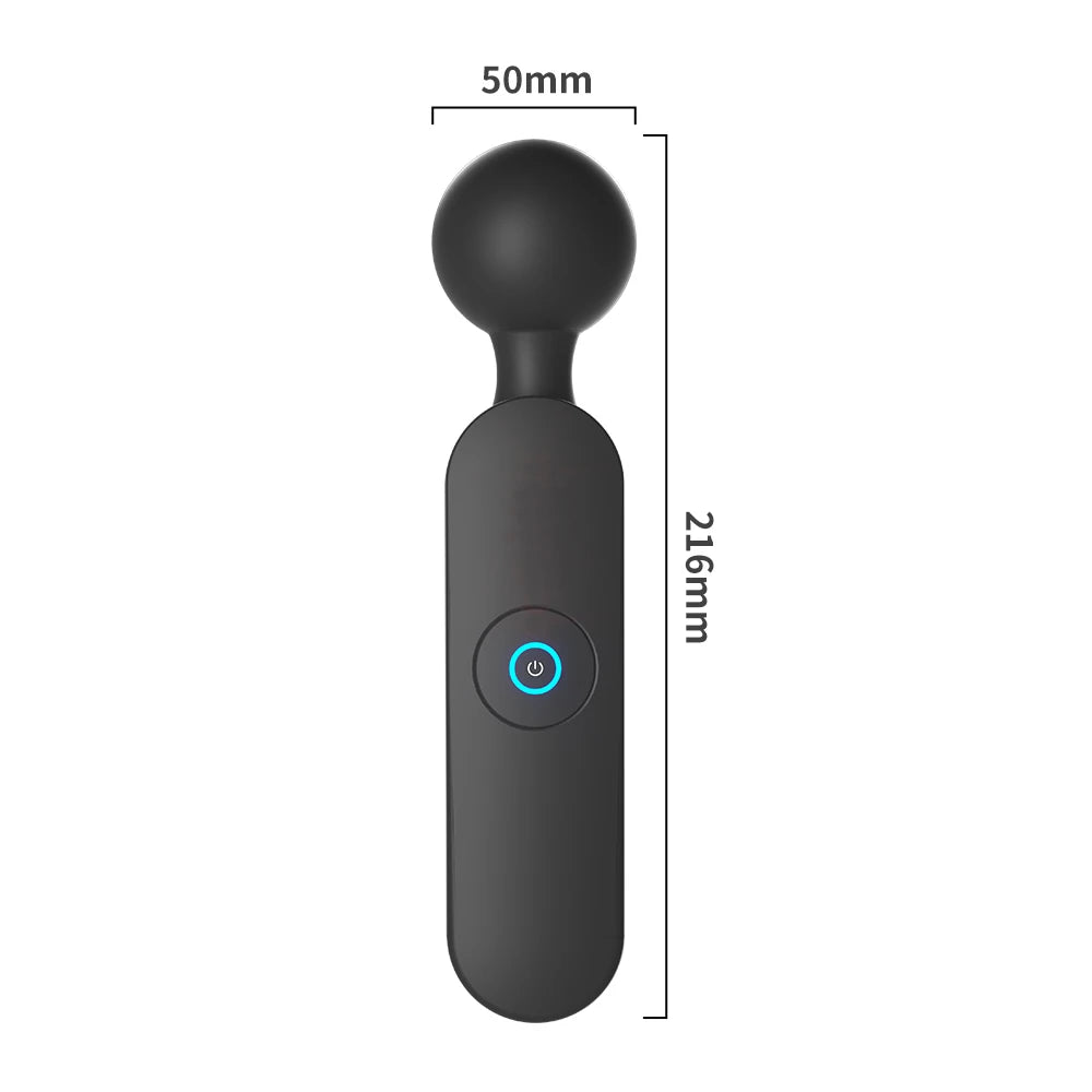 AV Magic Wand Vibrator for Women Clitoris Stimulator Heating Powerful Female Massager Digital Display USB Rechargeable Sex Toy